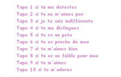 tape t'a reponse